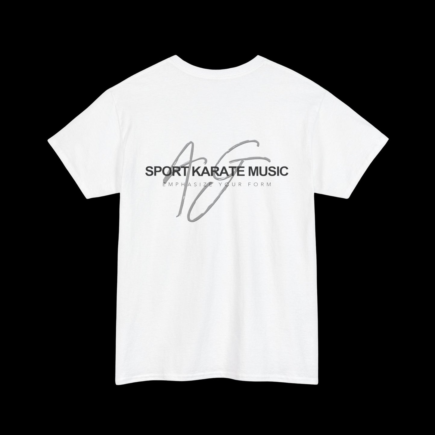 White Sport Karate Music T-Shirt
